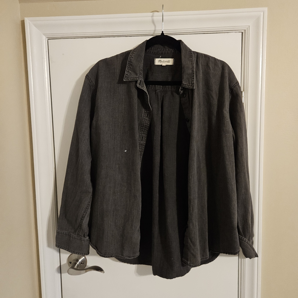 Madewell Charcoal Denim Shirt